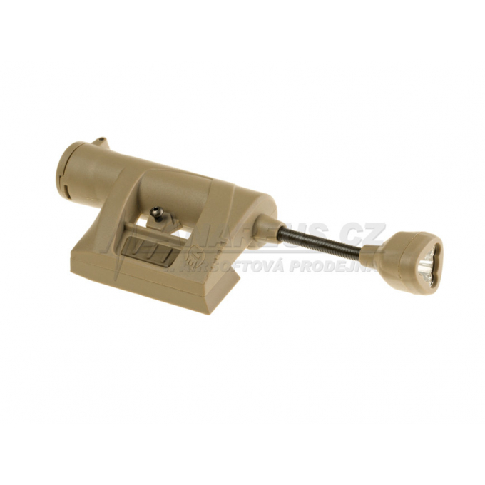 Svítilna na helmu Charge MPLS bílá/červená/zelená/IR LED, písková