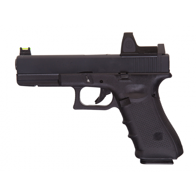 RAVEN EU7 GBB Gas Blowback Pistol with Red Dot Sight – Black | ANAREUS