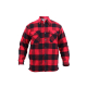 Košile dřevorubecká zateplená kostkovaná ČERVENÁ, XL