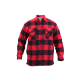 Lumberjack plaid shirt warm RED, SIZE XL