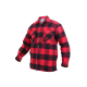 Košile dřevorubecká zateplená kostkovaná ČERVENÁ, XL