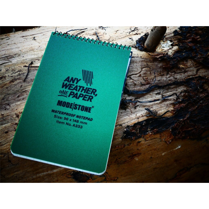 All Weather Notebook 96 mm x 148 mm, 30 sites - GREEN