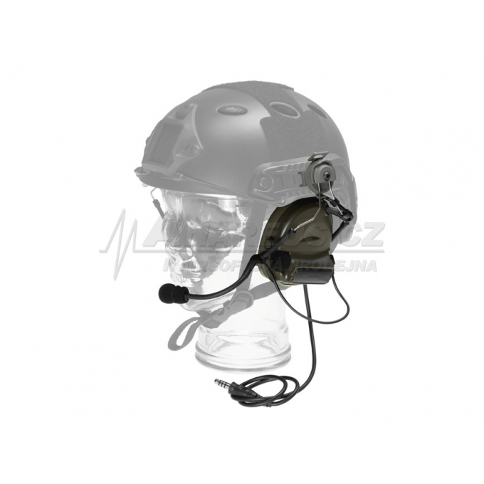 Taktický headset Comtac II na helmu FAST