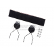 Z Tactical Helmet Rail Adapter Set for Sordin SRD Headset ( BK )