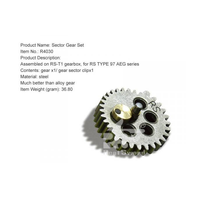 Sector Gear Set (For RS T1 Gearbox)