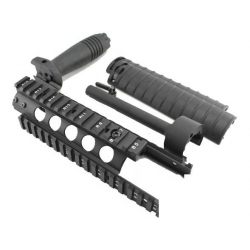 Large battery RIS foregrip for MP5