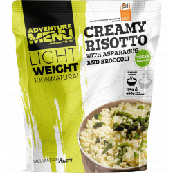Lightweight Creamy risotto with asparagus and broccoli (VEGAN) 400g