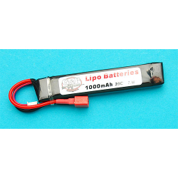 7.4v 1000mAh (20C) Li-Poly Rechargeable Battery (C)