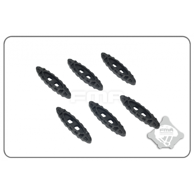 FMA Průvleková táhla - 6kusů - černá