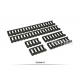 FMA Soft Rail Cover BK Set 6PCS (FG)