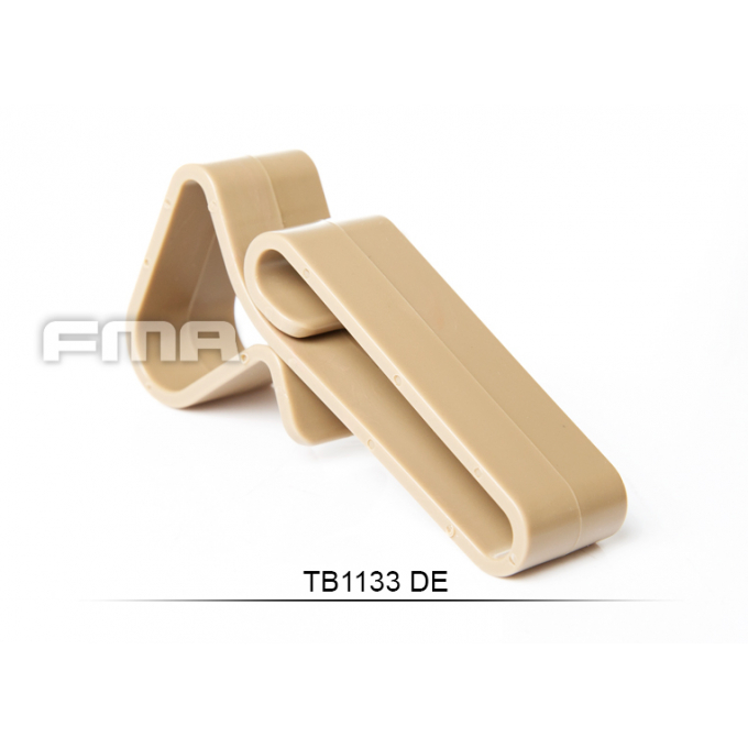 Plastový závěs na MOLLE/opasek pro rukavice/příslušenství - pískový