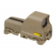 Aim-O Kolimátor 553 červený/zelený bod, (kopie EOTECH) - pískový