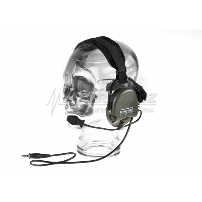 Taktický headset SORDIN (do helmy) , olivový