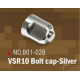 Action Army CNC hliníková krytka záveru VSR-10 BOLT CAP - Strieborná