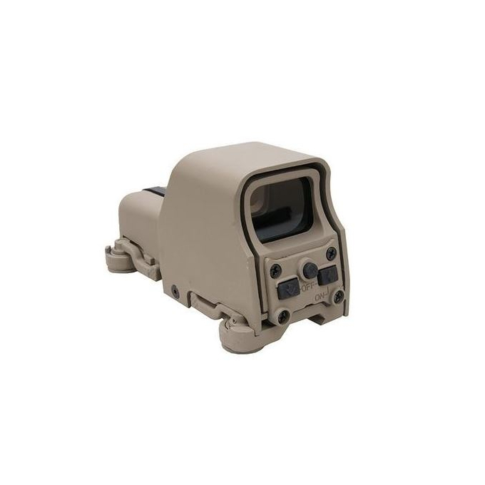 WE Kolimátor 553 červený/zelený bod, (kopie EOTECH), pískový