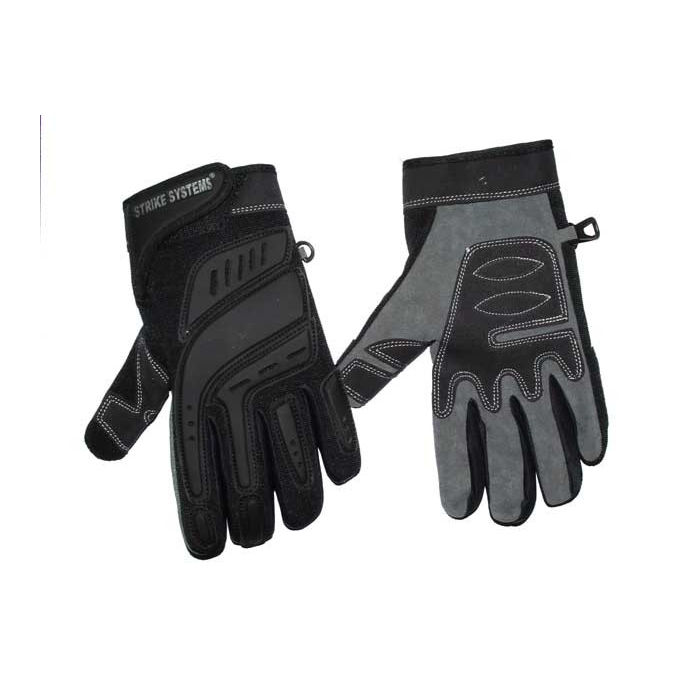 STRIKE Tactical Gloves with Knuckle Protection - Gray / black