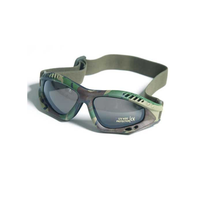 Brýle Commando AIR - woodland - tmavé