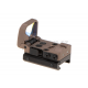 Kolimátor Flip Dot Reflex Sight, červené podsvícení, pískový