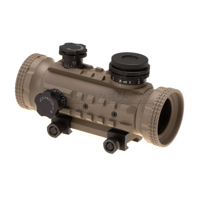 Kolimátor 1x30 Red Dot, červené podsvícení, pískový