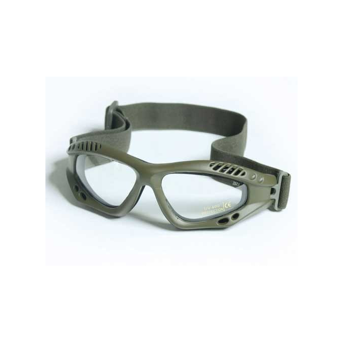 Brýle Commando AIR - olivové - čiré