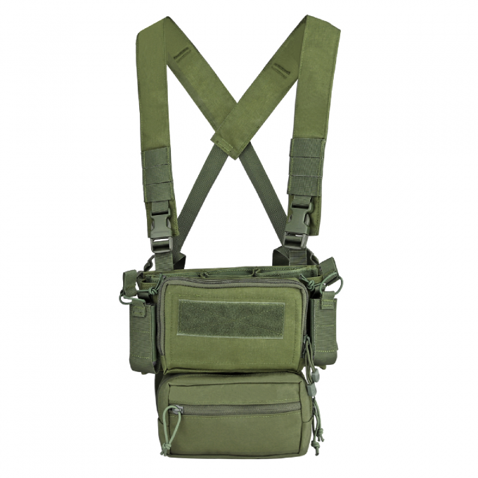 Vesta Mini Chest Rig - ZELENÁ