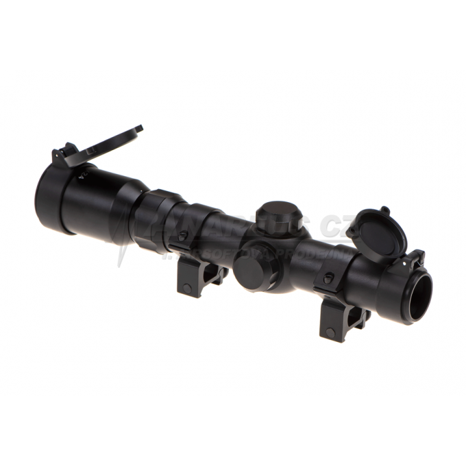 1-4x24 Tactical Scope, Black