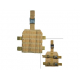 Panel femoral MOLLE - coyote