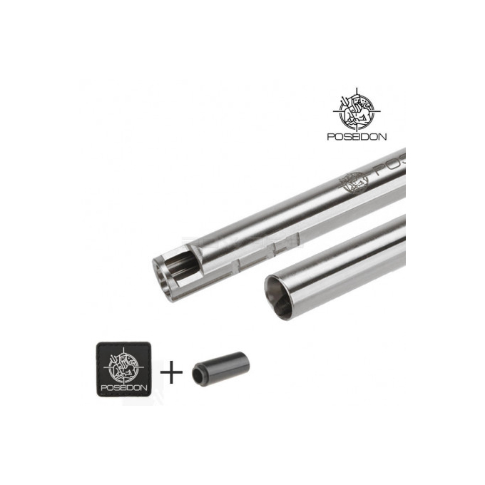 6,05mm niklovaná hlaveň se vzduchovou drážkou a gumičkou (550mm)