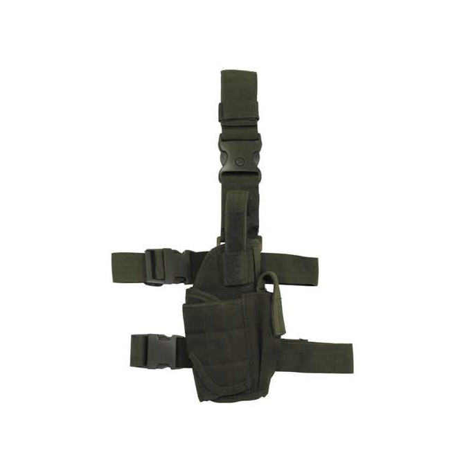 MIL-FORCE Universal Leg Holster TORNADO, Right-Handed - Green