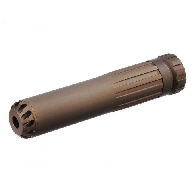 Action Army Aluminum Silencer AAP 169x35 mm, 14- mm CCW - FDE