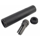 QD silencer M4-2000 (175 x 35 mm) - BLACK