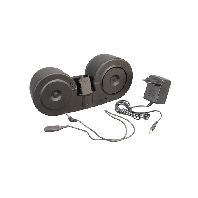 A&K 2500Rds Dual Drum Mag for G3 Series ( Sound Activited )