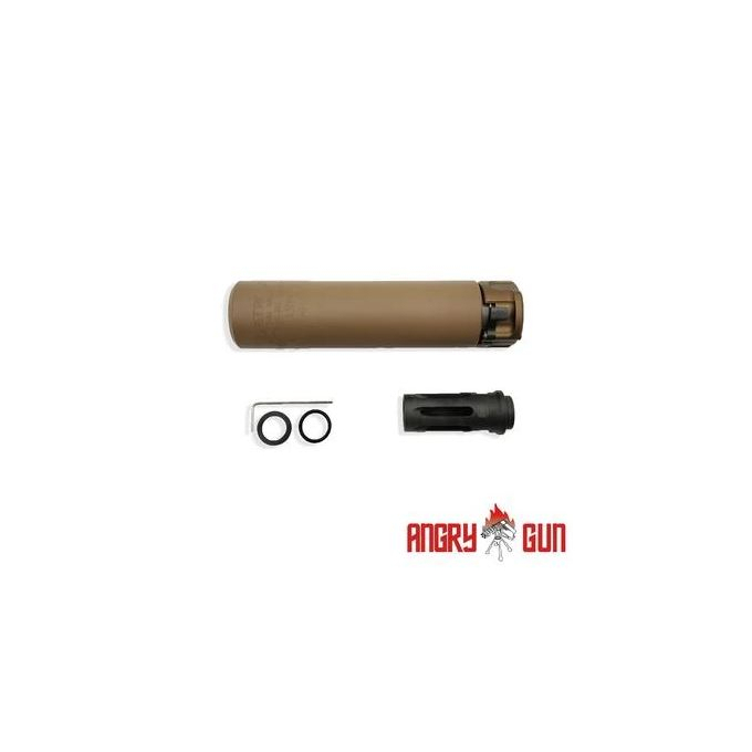SOCOM416 DUMMY QD SILENCER CCW - FDE (FULL MARKING VERSION)