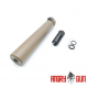 SOCOM762 DUMMY QD SILENCER CCW - FDE (FULL MARKING)
