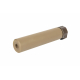 5KU SOCOM 556 Airsoft QD Suppressor (178 mm), 14 mm CCW - Tan
