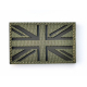 Patch UK/GB flag - green
