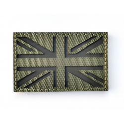 Nášivka UK/GB vlajka velcro - zelená