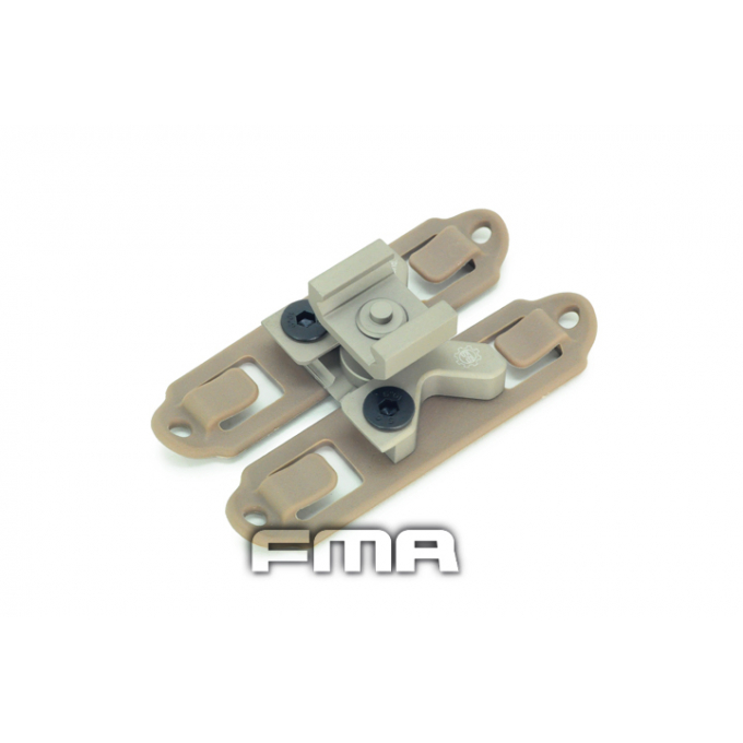 Molle držák na zbraň s RIS adaptérem, pískový