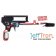 JeffTron LEVIATHAN V2 Optical (Front) + CNC CURVED Trigger - Červená