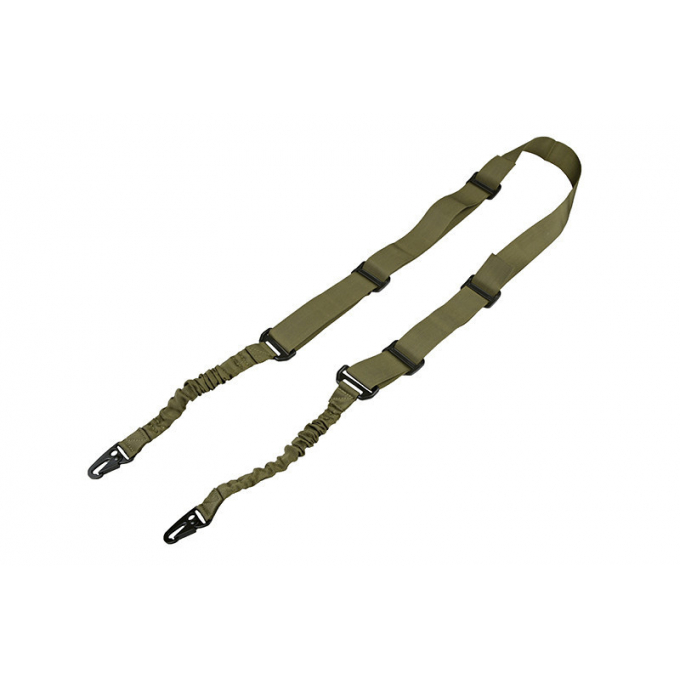 WoSporT BUNGEE Tactical 2-Point Sling – Green | ANAREUS