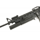 M16A3 + plynový granátomet M203 (SA-G02 ONE™) - černá