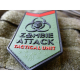 3D PVC ZOMBIE ATTACK Patch - Green