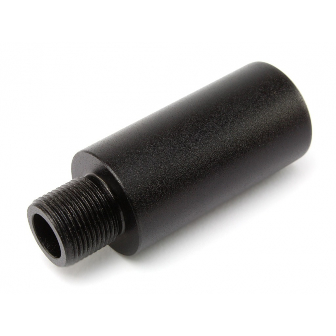 Aluminum silencer adapter for SVD sniper rifles