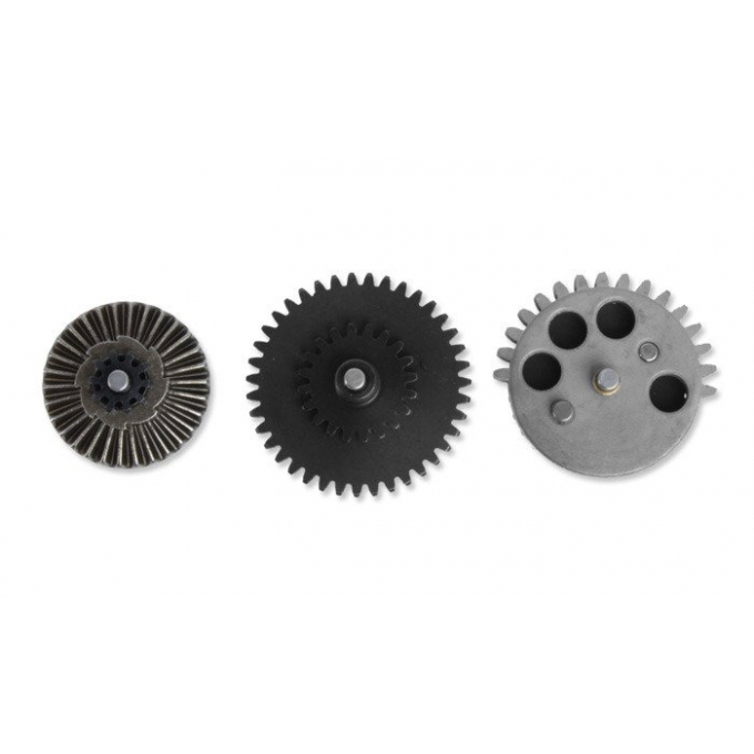CNC reinforced gear set 18:1 - New type with integrated axis