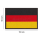 Germany Flag Patch - color, 7,6x5cm