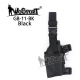 WST Universal Leg Holster TORNADO, Right-Handed - Black