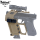 Taktický KIT GB-48 s RIS pro náhradní zásobník pro Glock 17/18/19 - pískový