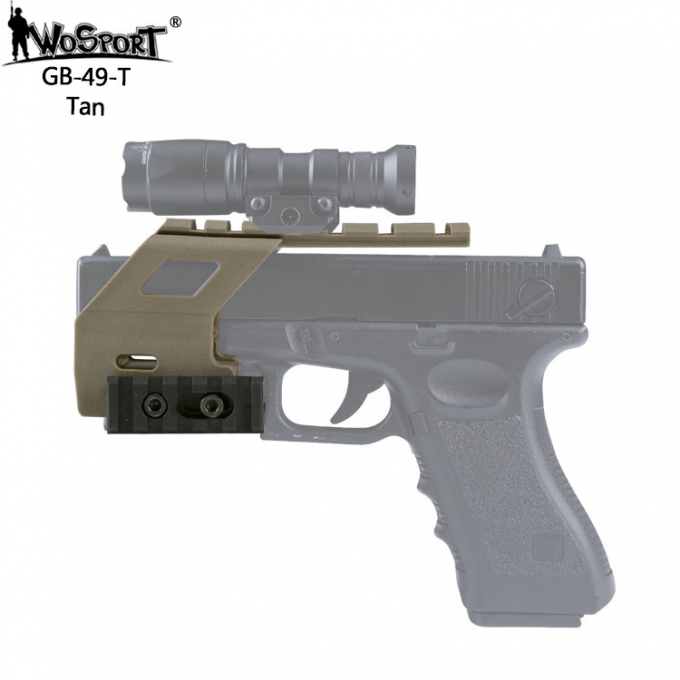 GB-49 Rail Base System for G17 / G18 / G19 ( Black )