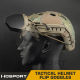 Tactical helmet outer suspension flip goggles - Black