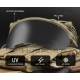 Tactical helmet outer suspension flip goggles - Black